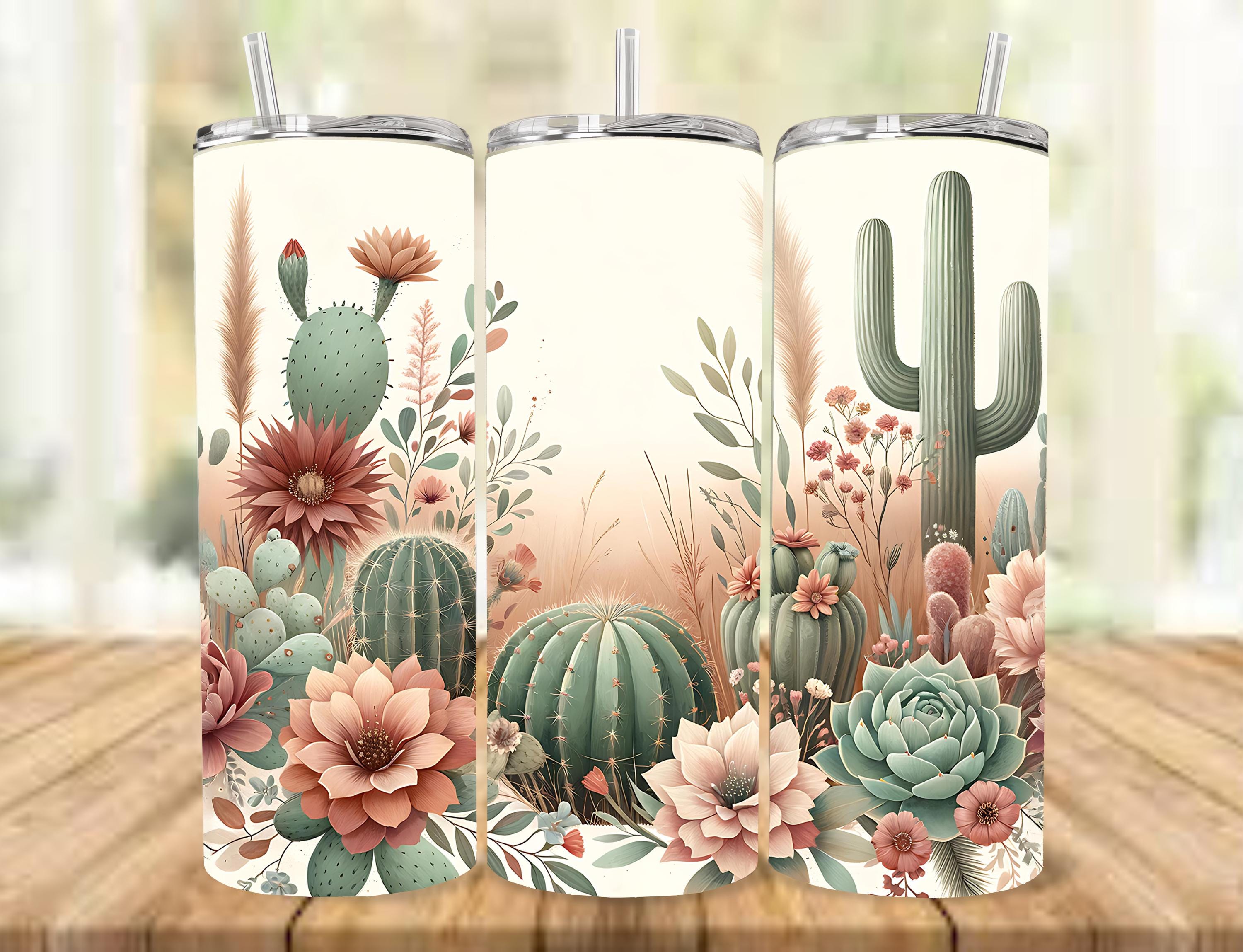 Desert Floral - 20 oz Skinny Tumbler