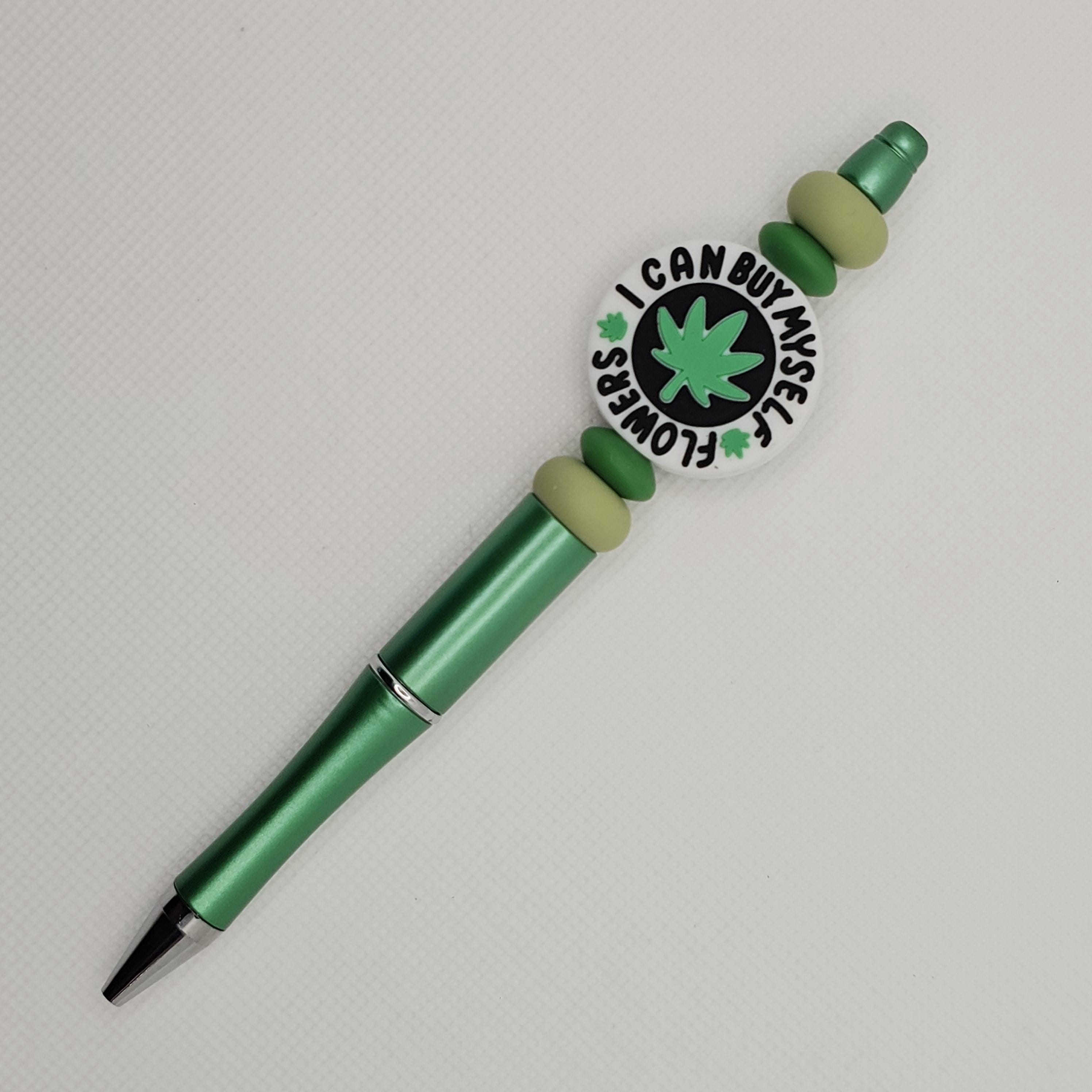 Buy Myself Flowers - Silicone Beaded Pen