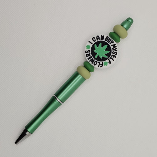 Buy Myself Flowers - Silicone Beaded Pen