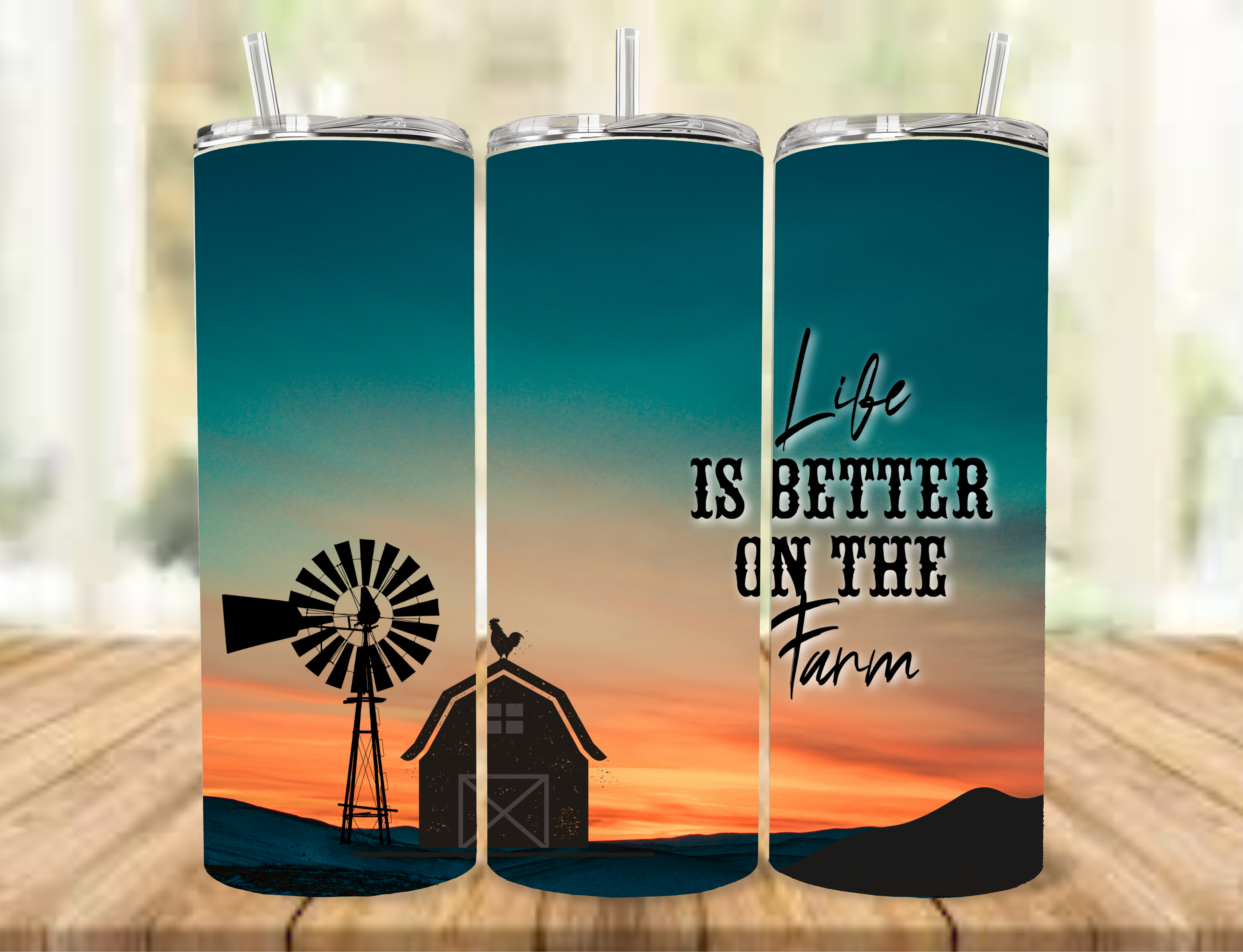 Country Vibes Collection - 20 oz Skinny Tumblers