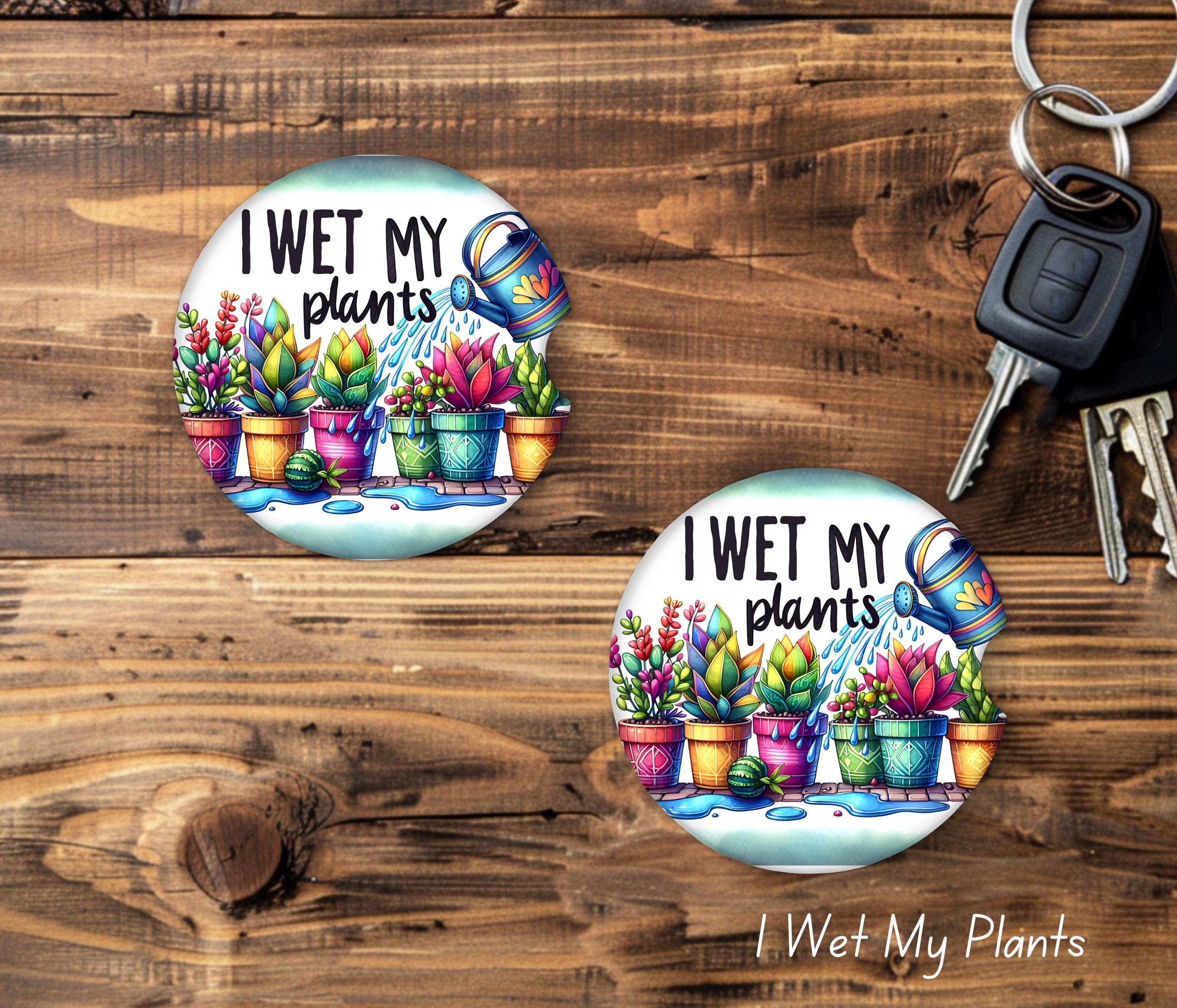 Plant Themed Car Coasters - 2 pack